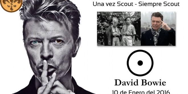 David Bowie músico cantante de Rock fue Scout